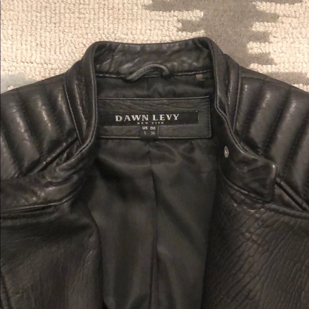 Genuine Black Leather Jacket - Picture 5 of 5